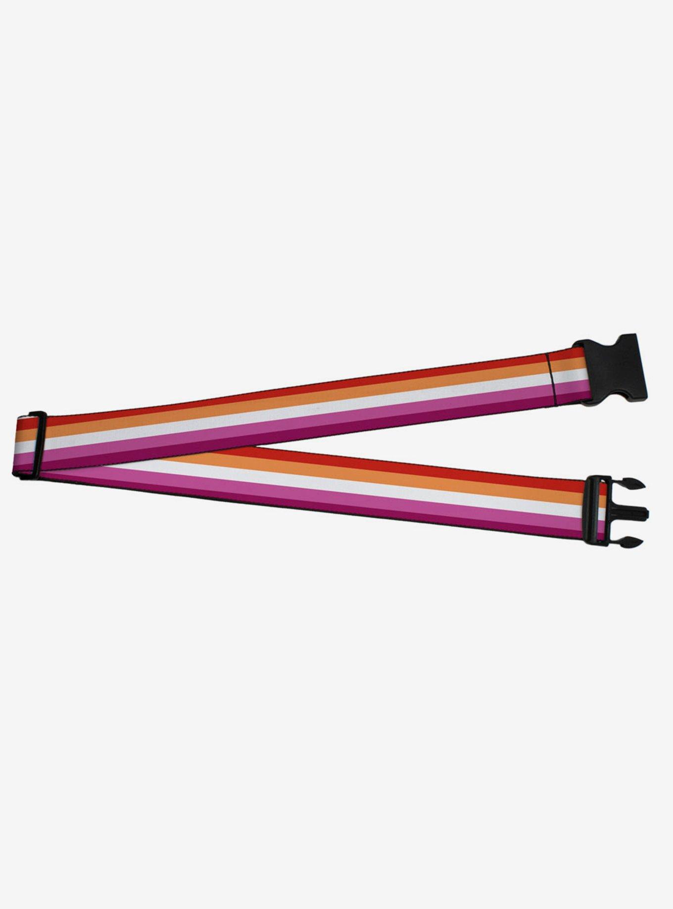 Lesbian Flag Luggage Strap, , hi-res