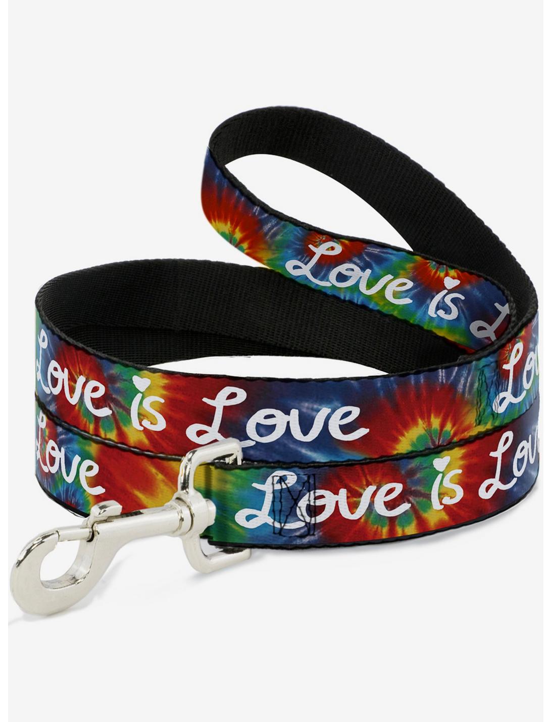 Love Is Love Tie Dye Dog Leash, , hi-res