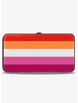 Lesbian Flag Hinged Wallet, , hi-res