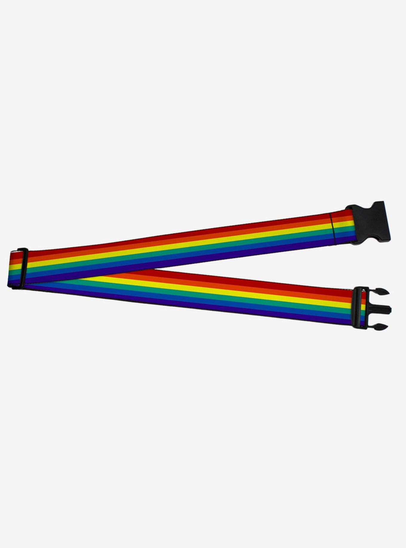 Rainbow Print Luggage Strap, , hi-res