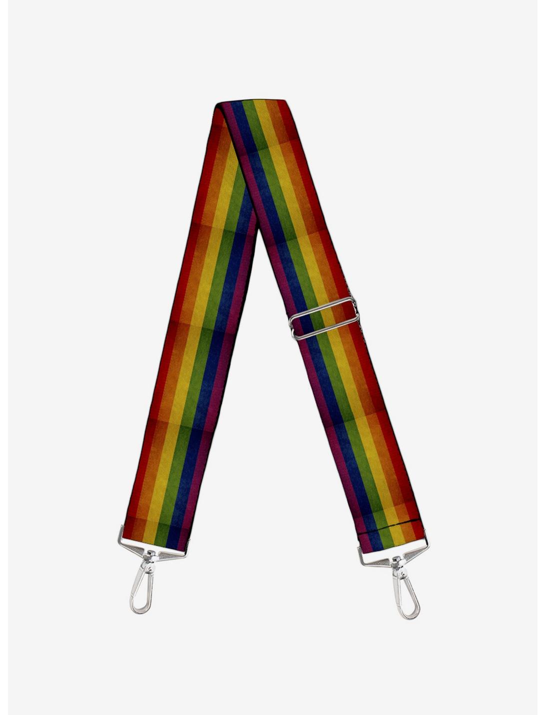 Weathered Rainbow Pride Flag Bag Strap, , hi-res