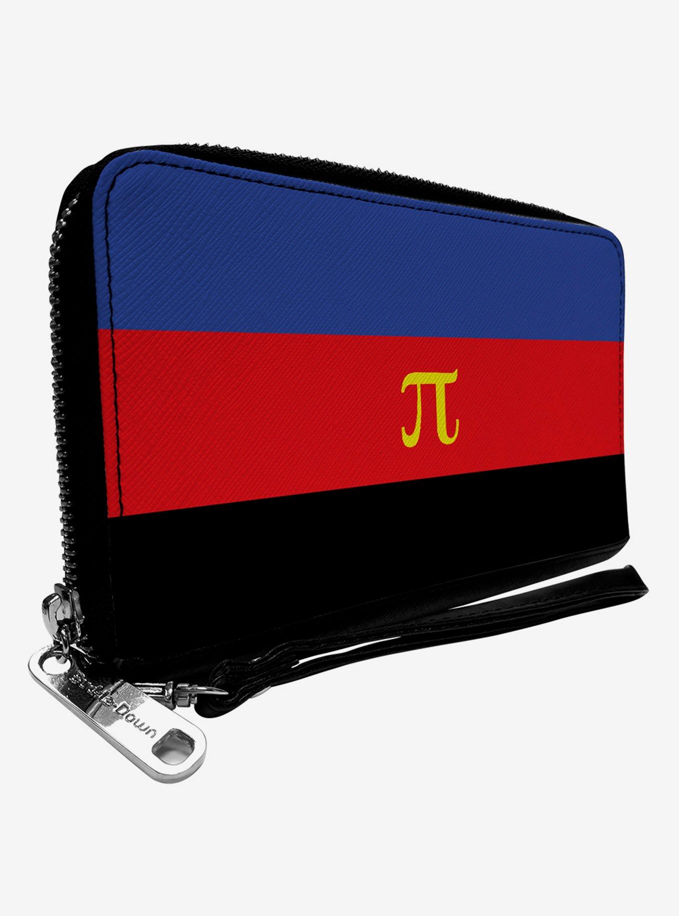 Polyamorous Flag Zip Around Wallet, , hi-res