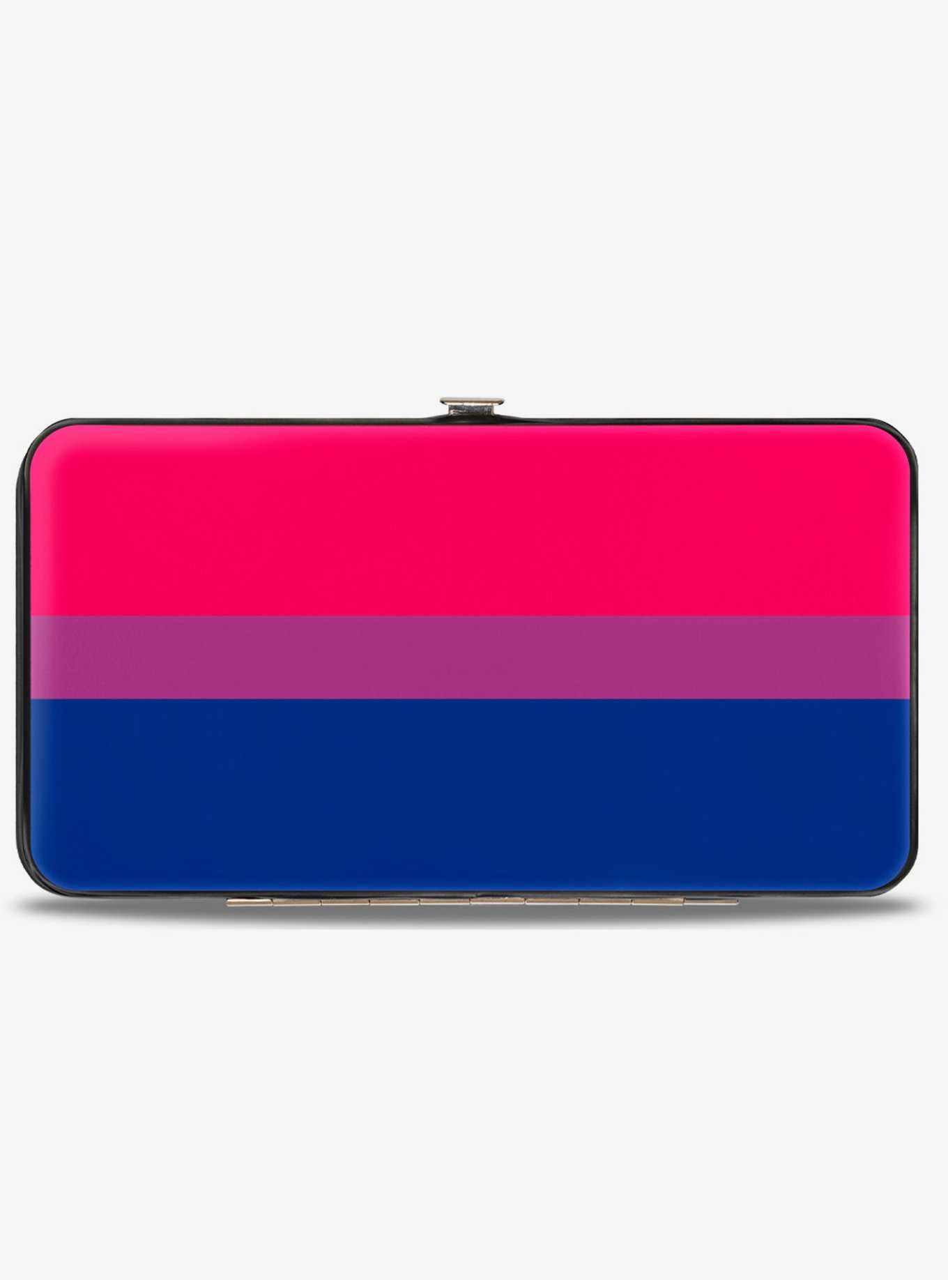 Bisexual Flag Hinged Wallet, , hi-res