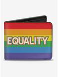 Equality Stripe Rainbow Bifold Wallet, , hi-res