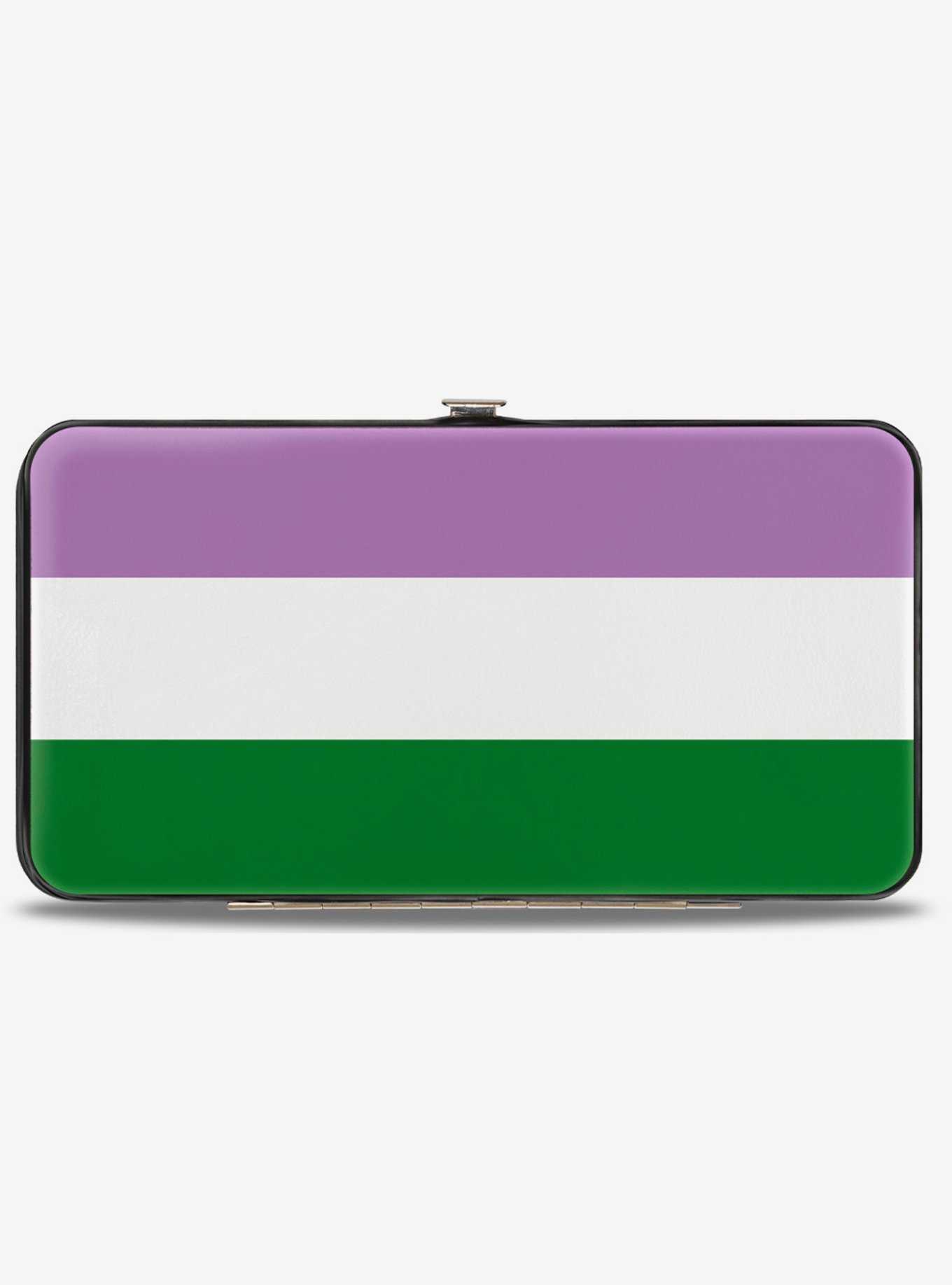 Genderqueer Flag Hinged Wallet, , hi-res