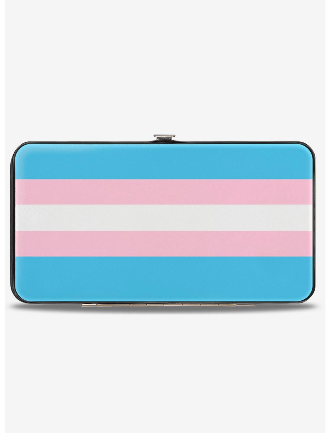 Transgender Flag Hinged Wallet, , hi-res