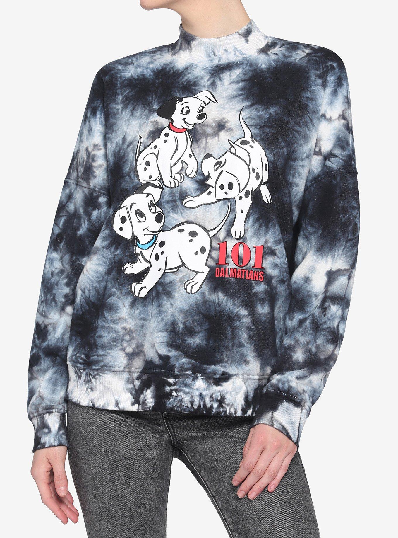 Disney 101 Dalmatians Tie-Dye Girls Sweatshirt, MULTI, hi-res