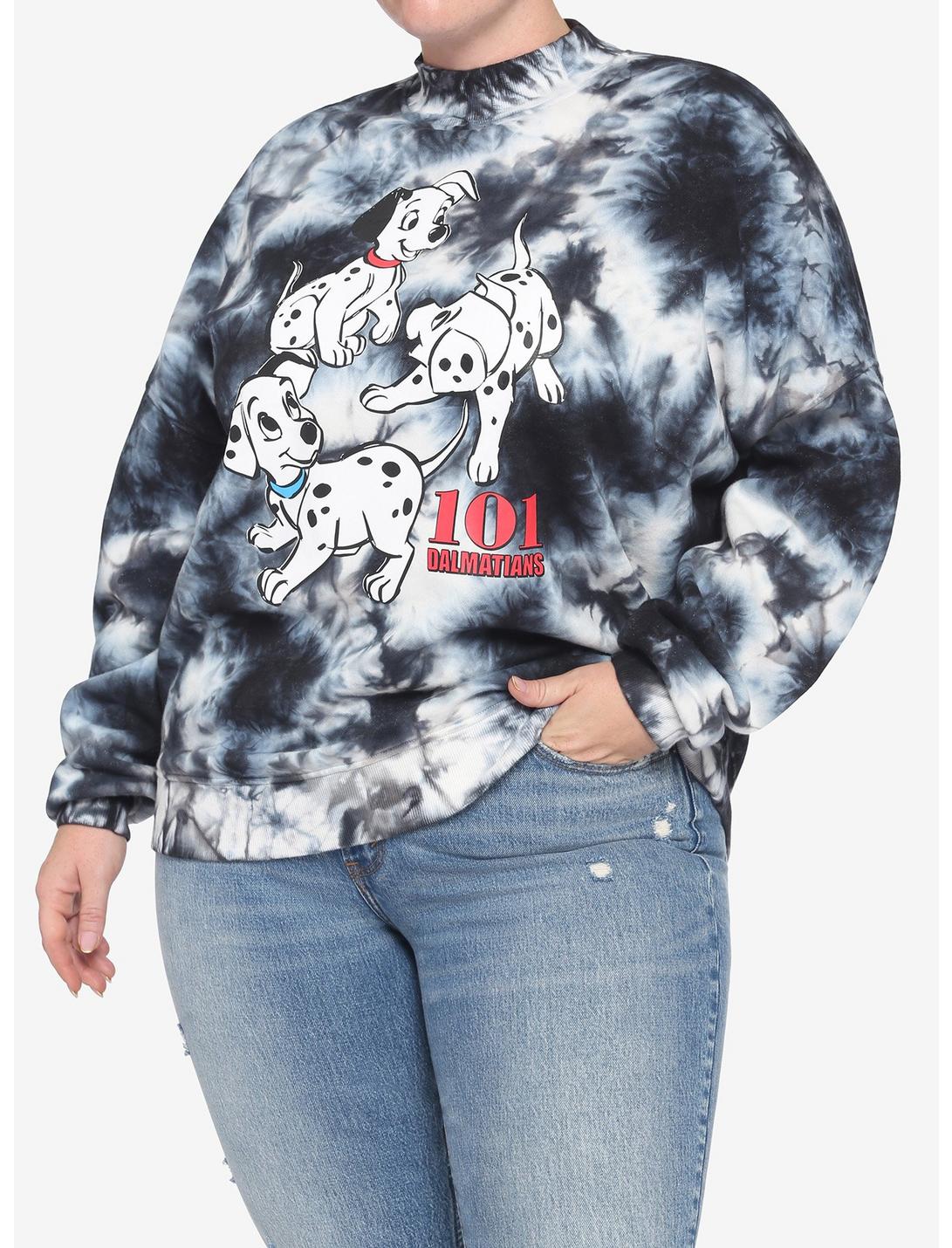 Disney 101 Dalmatians Tie-Dye Girls Sweatshirt Plus Size, MULTI, hi-res