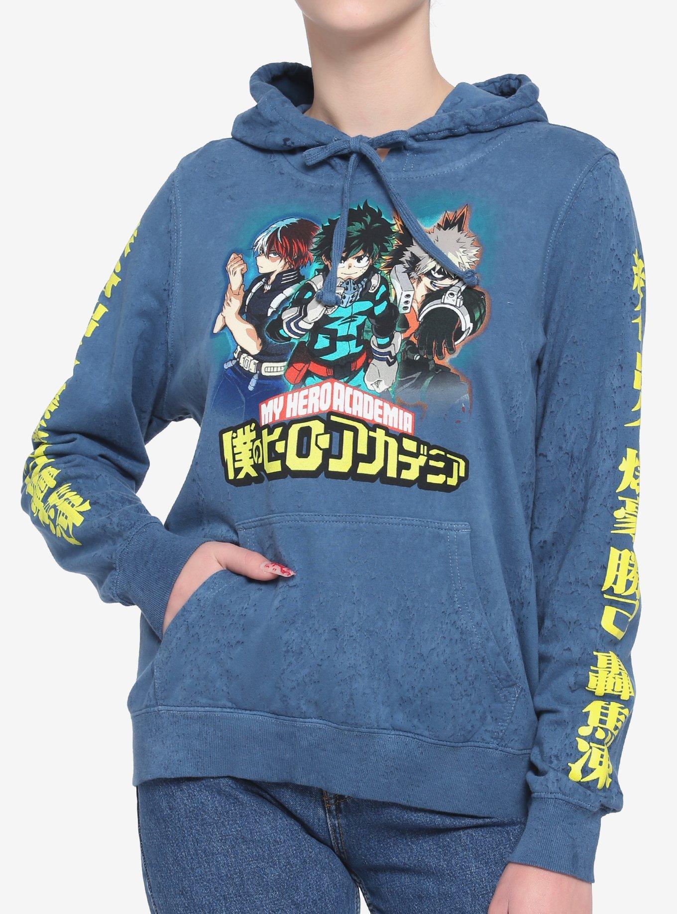 Bakugo hoodie hot discount topic