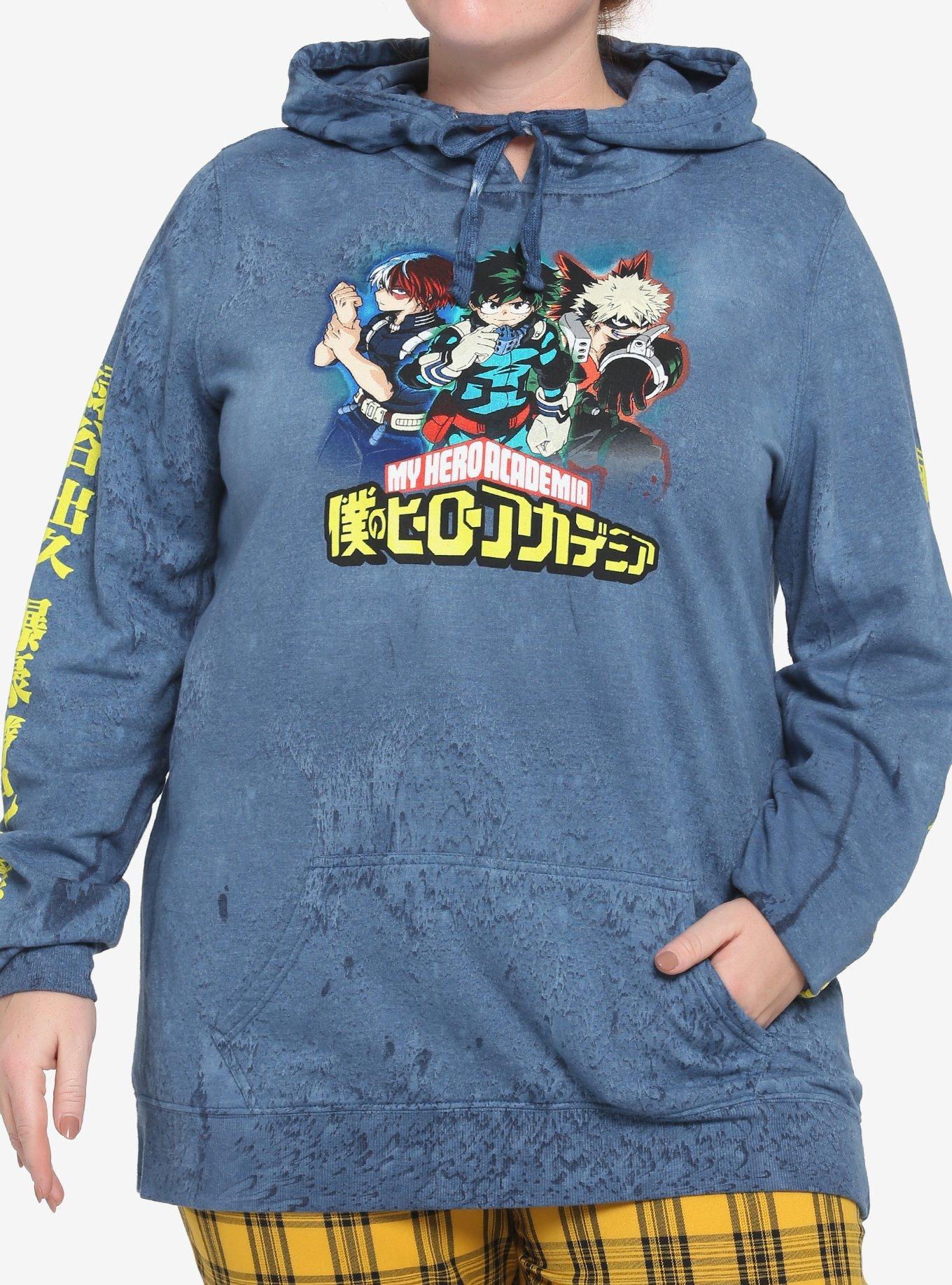 Hot topic my hero hotsell academia hoodie