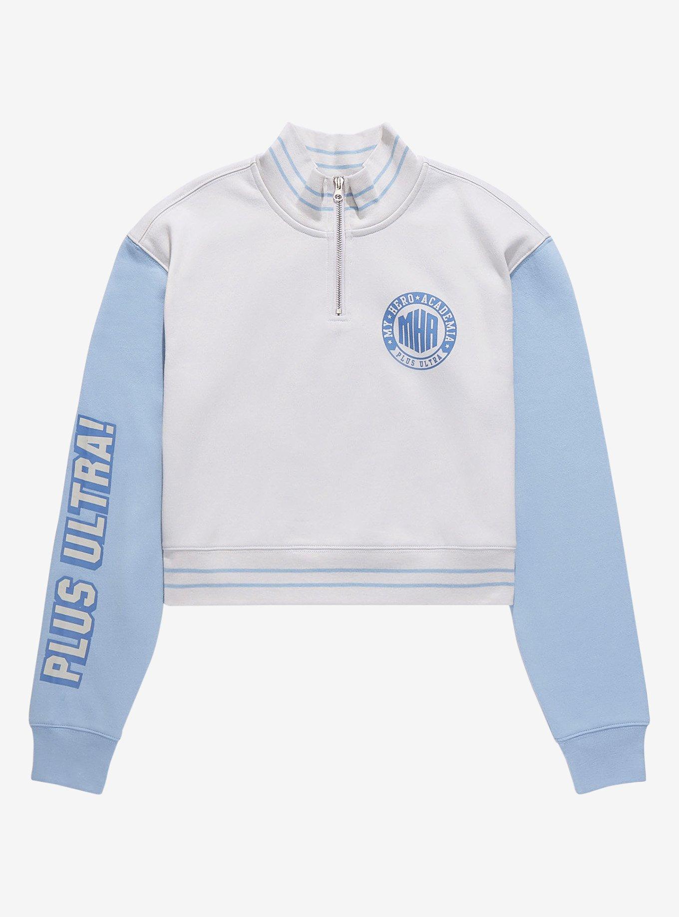 My Hero Academia Plus Ultra Half-Zipper Girls Sweatshirt, , hi-res