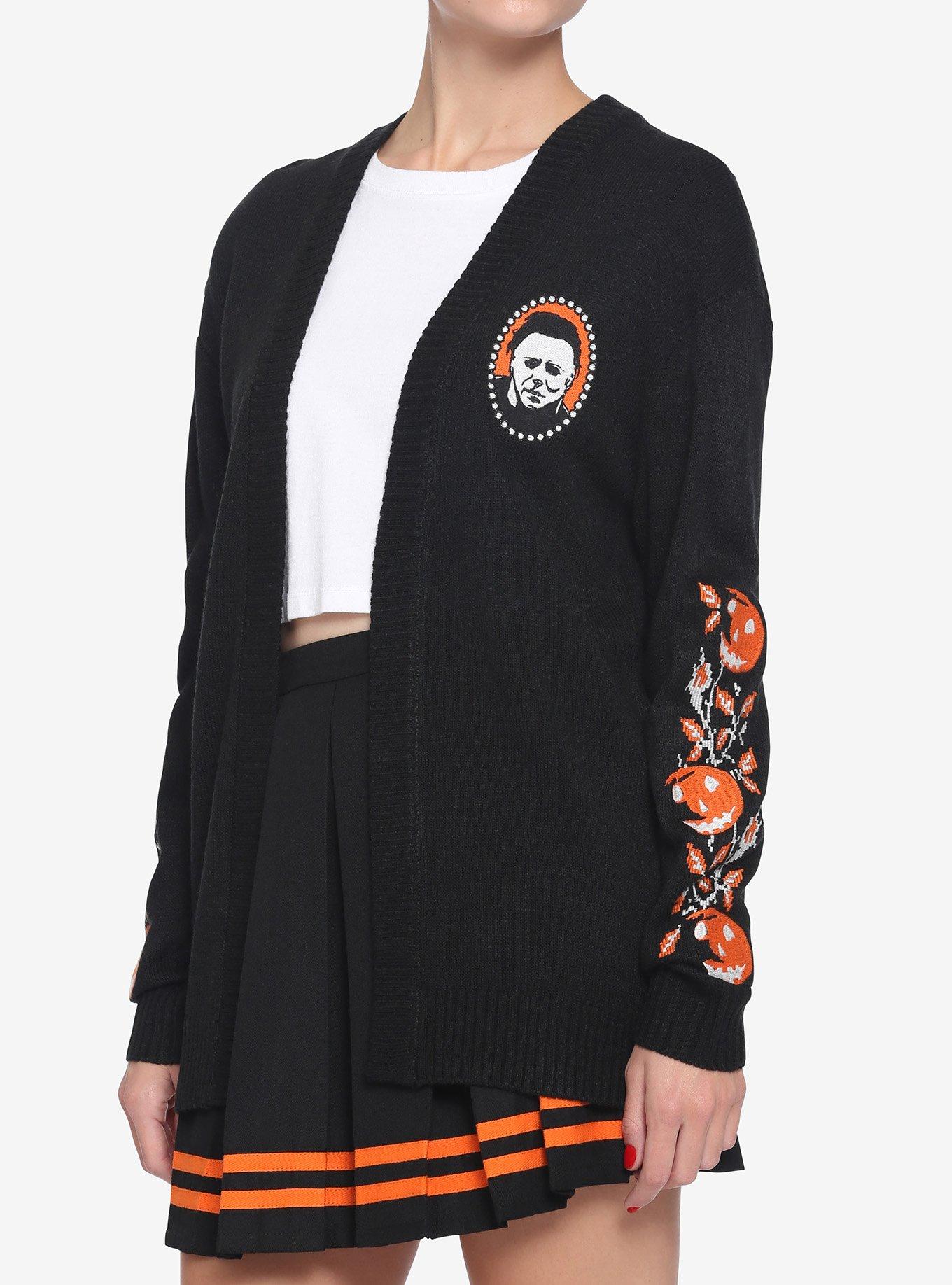 Halloween Pumpkin Girls Cardigan Hot Topic