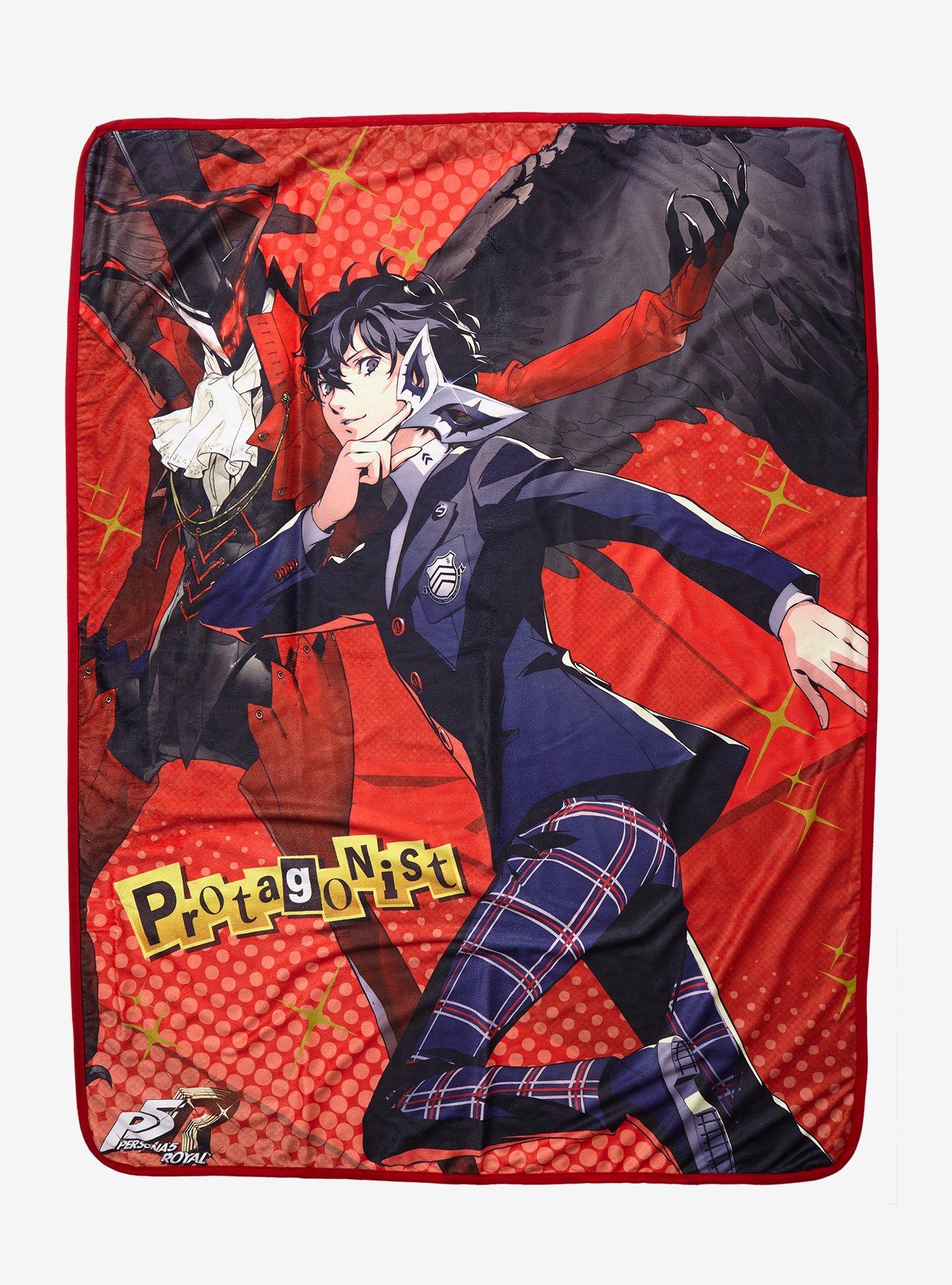 Persona 5 Royal Protagonist & Arsene Throw Blanket, , hi-res