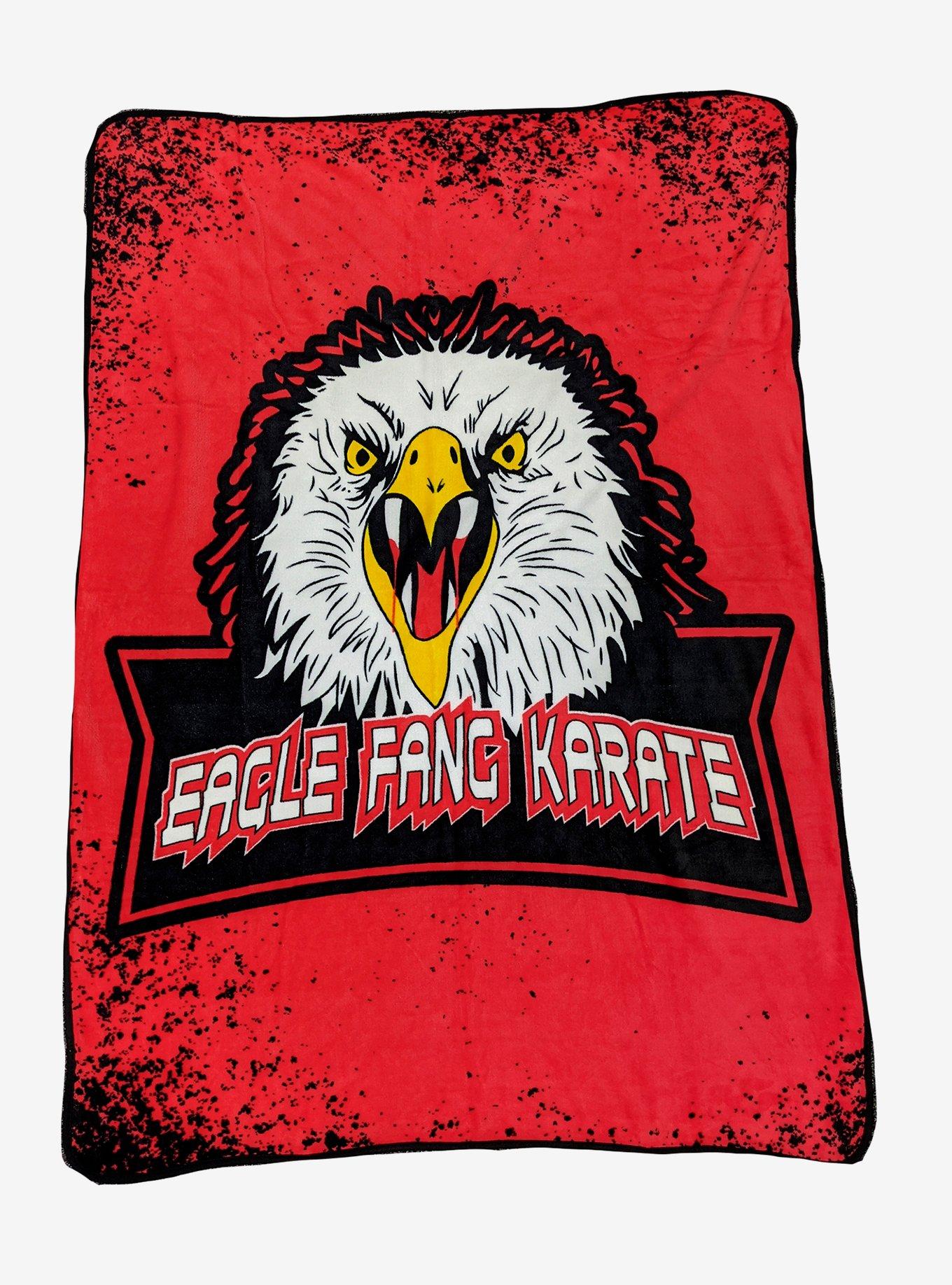 Cobra Kai Eagle Fang Karate Logo Throw Blanket, , hi-res