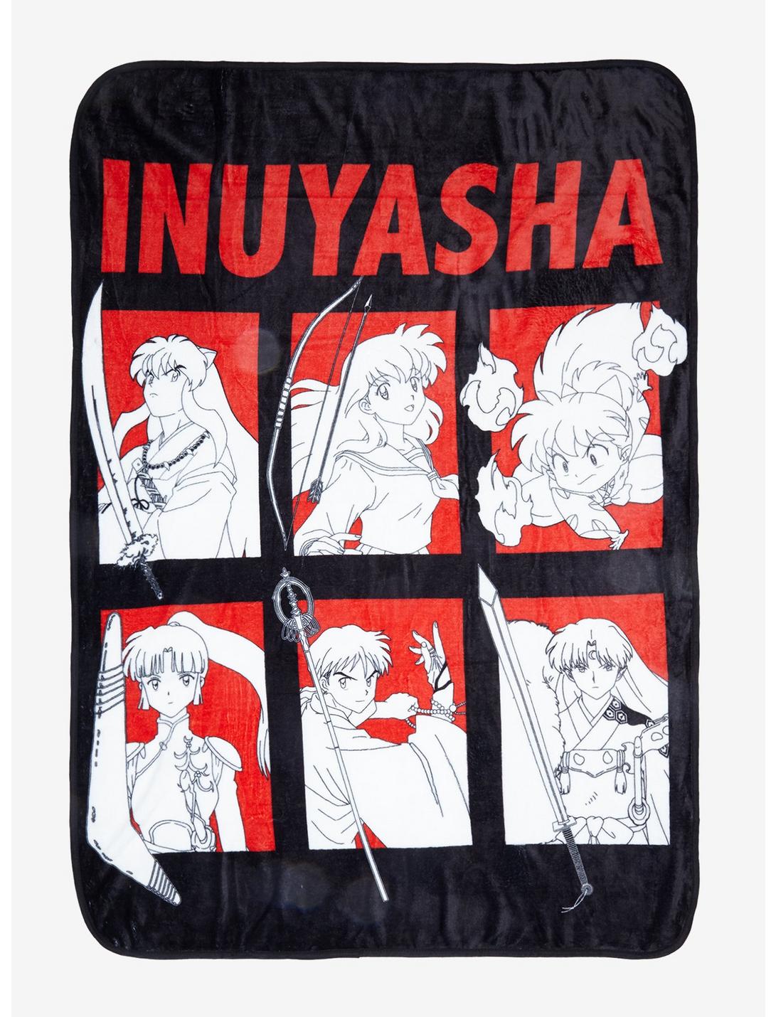 InuYasha Panel Portrait Throw Blanket, , hi-res