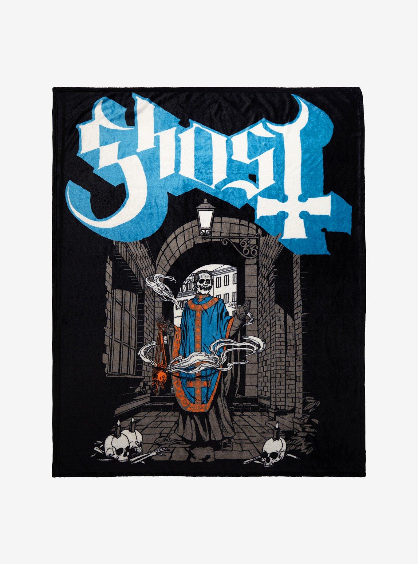 Ghost Papa Emeritus IV Throw Blanket