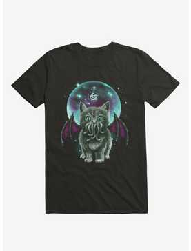Cosmic Purrrcraft Black T-Shirt, , hi-res