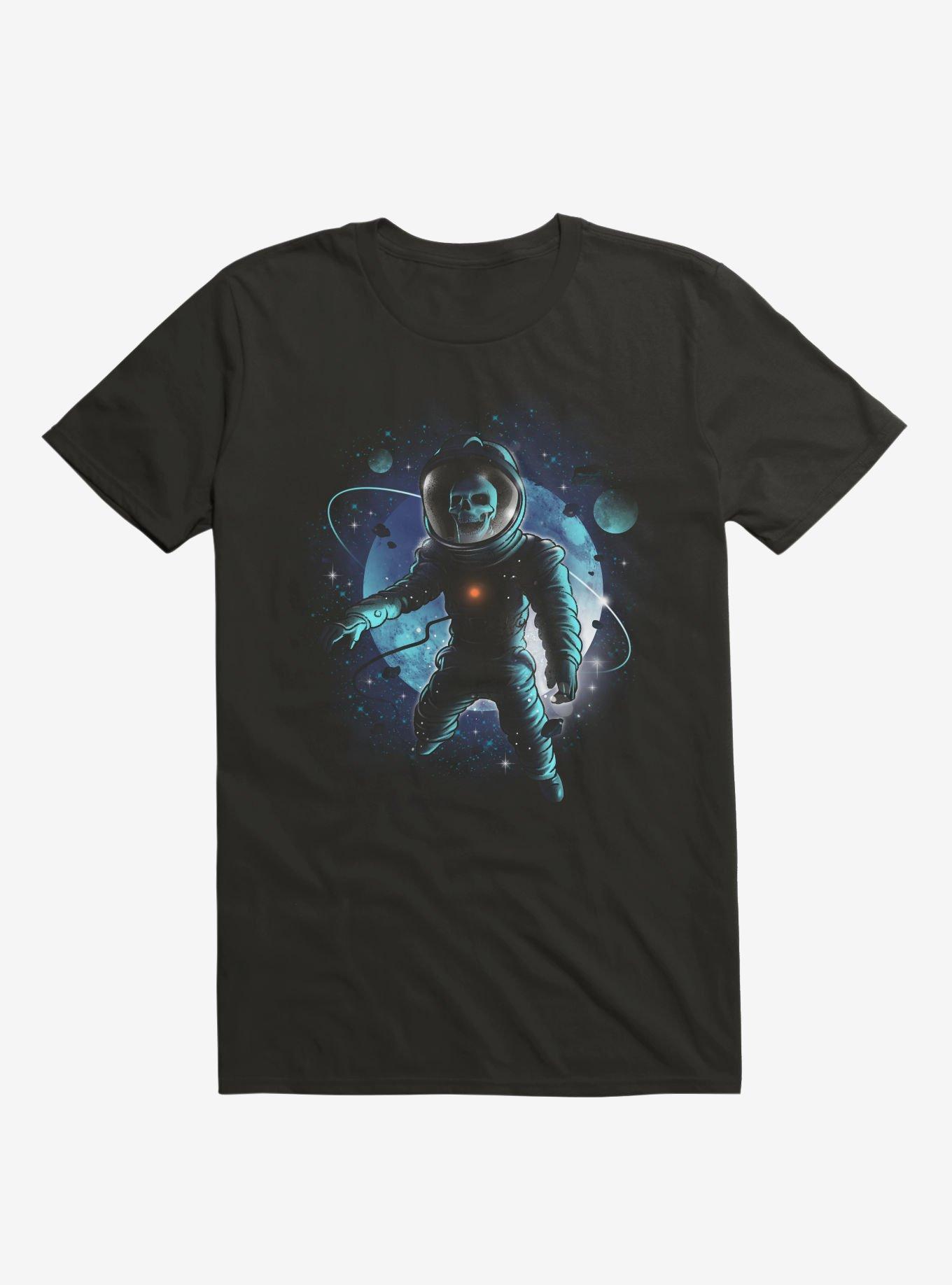 Forgotten In Space Astronaut Black T-Shirt, BLACK, hi-res