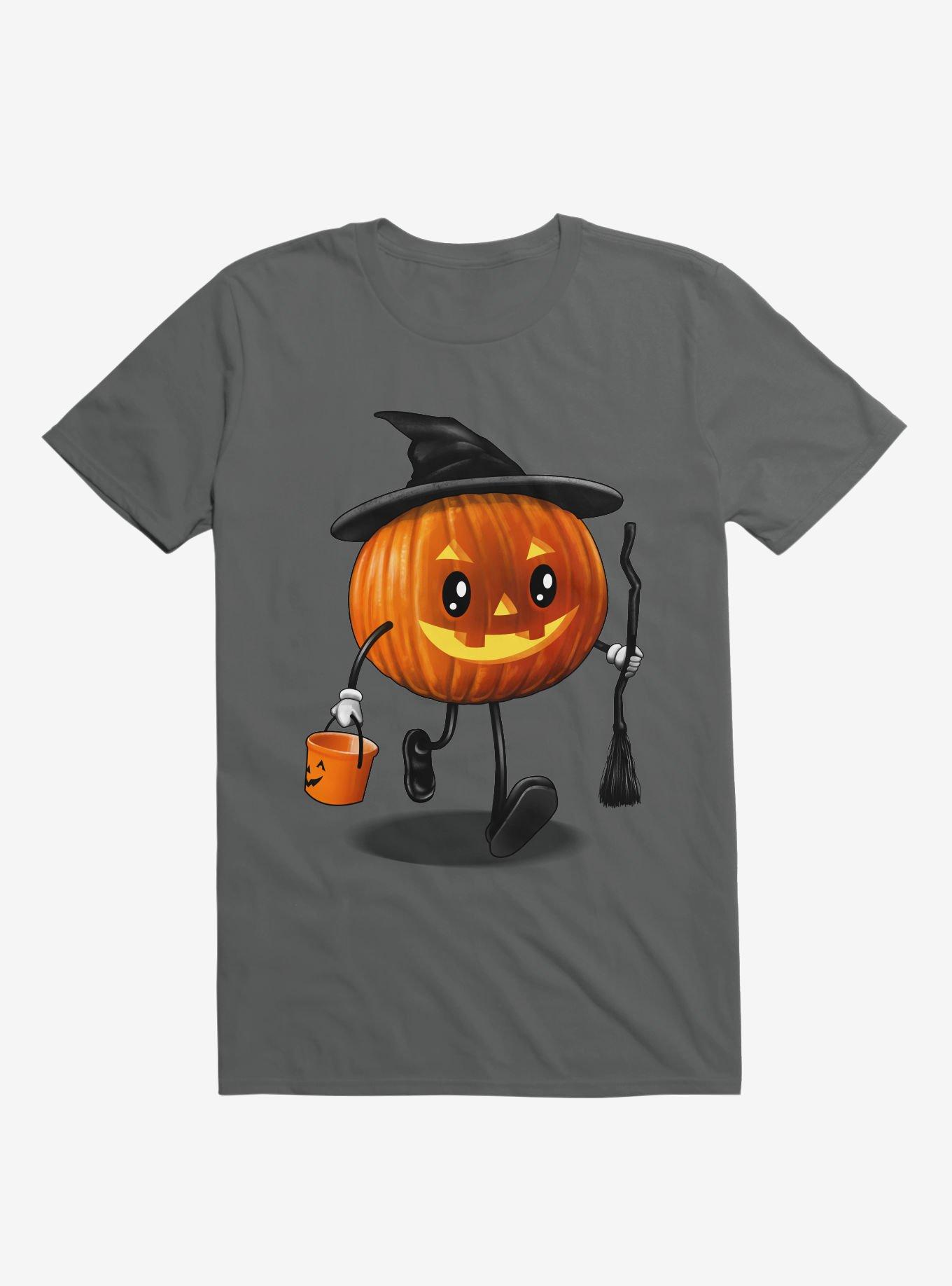 Jack O Treat Charcoal Grey T-Shirt, , hi-res
