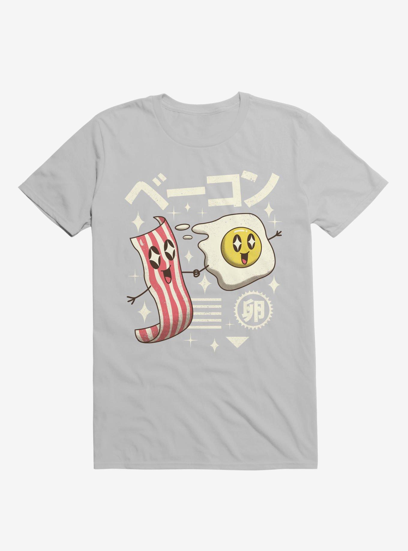 Kawaii Breakfast Ice Grey T-Shirt