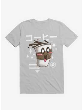 Kawaii Coffee Ice Grey T-Shirt, , hi-res