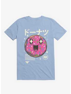 Kawaii Donut Light Blue T-Shirt, , hi-res