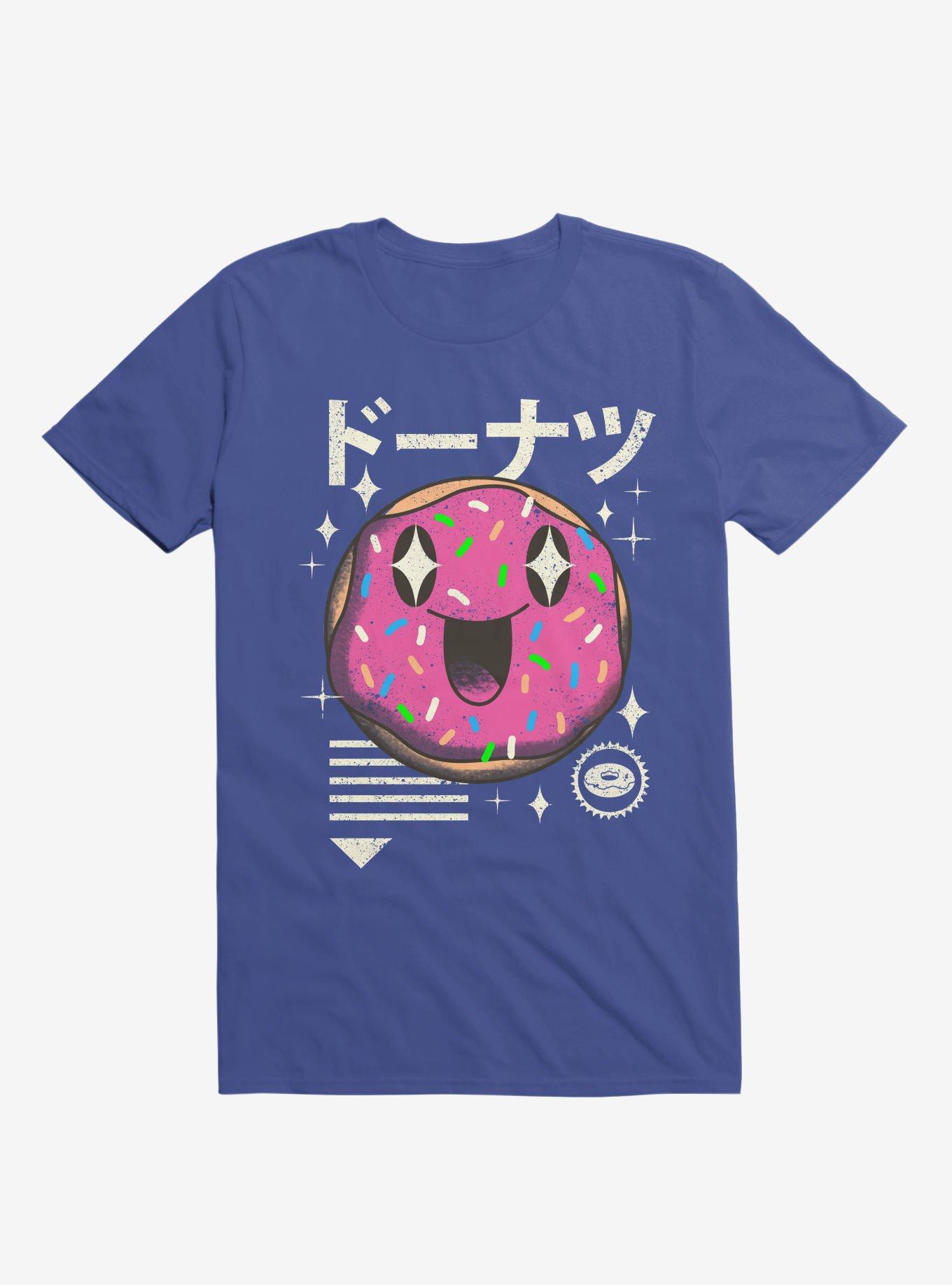 Kawaii Donut Royal Blue T-Shirt, , hi-res