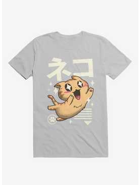 Kawaii Feline Ice Grey T-Shirt, , hi-res
