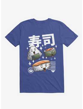 Kawaii Sushi Royal Blue T-Shirt, , hi-res