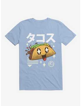 Kawaii Taco Light Blue T-Shirt, , hi-res