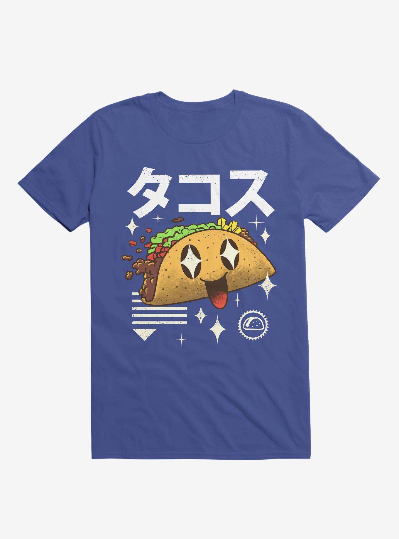 Kawaii Taco Royal Blue T-Shirt