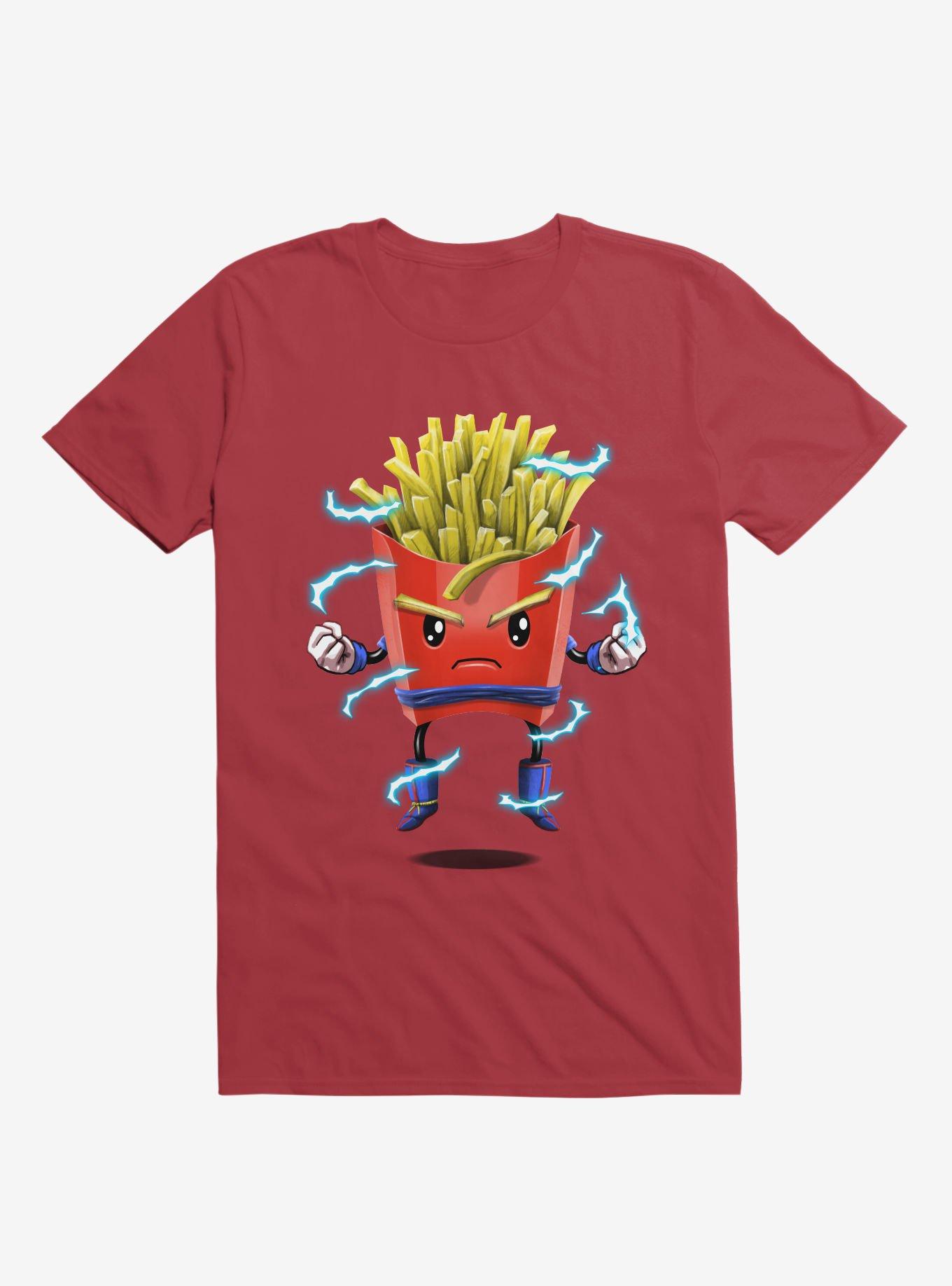 Saiyan Fries Red T-Shirt, , hi-res