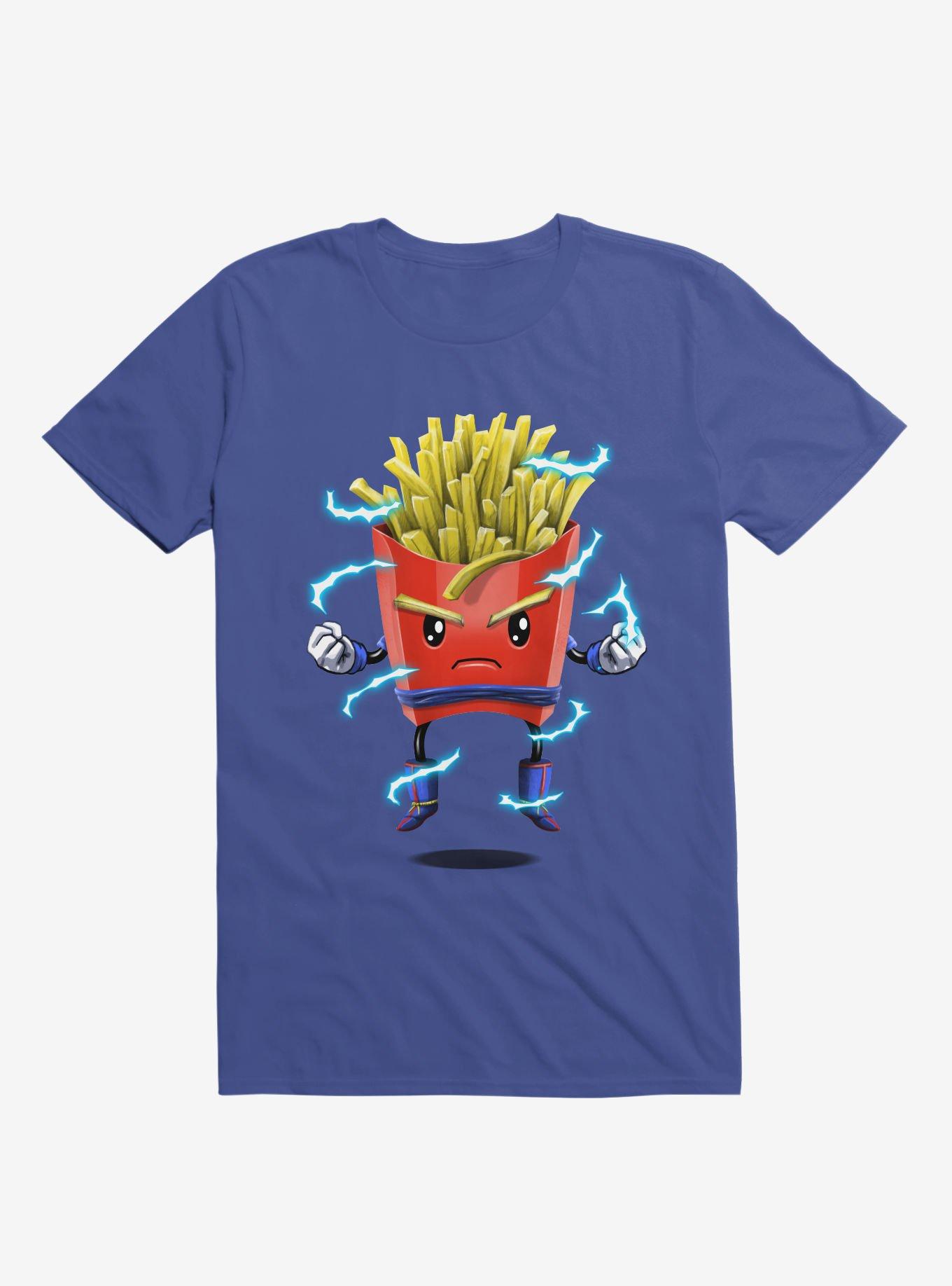 Saiyan Fries Royal Blue T-Shirt