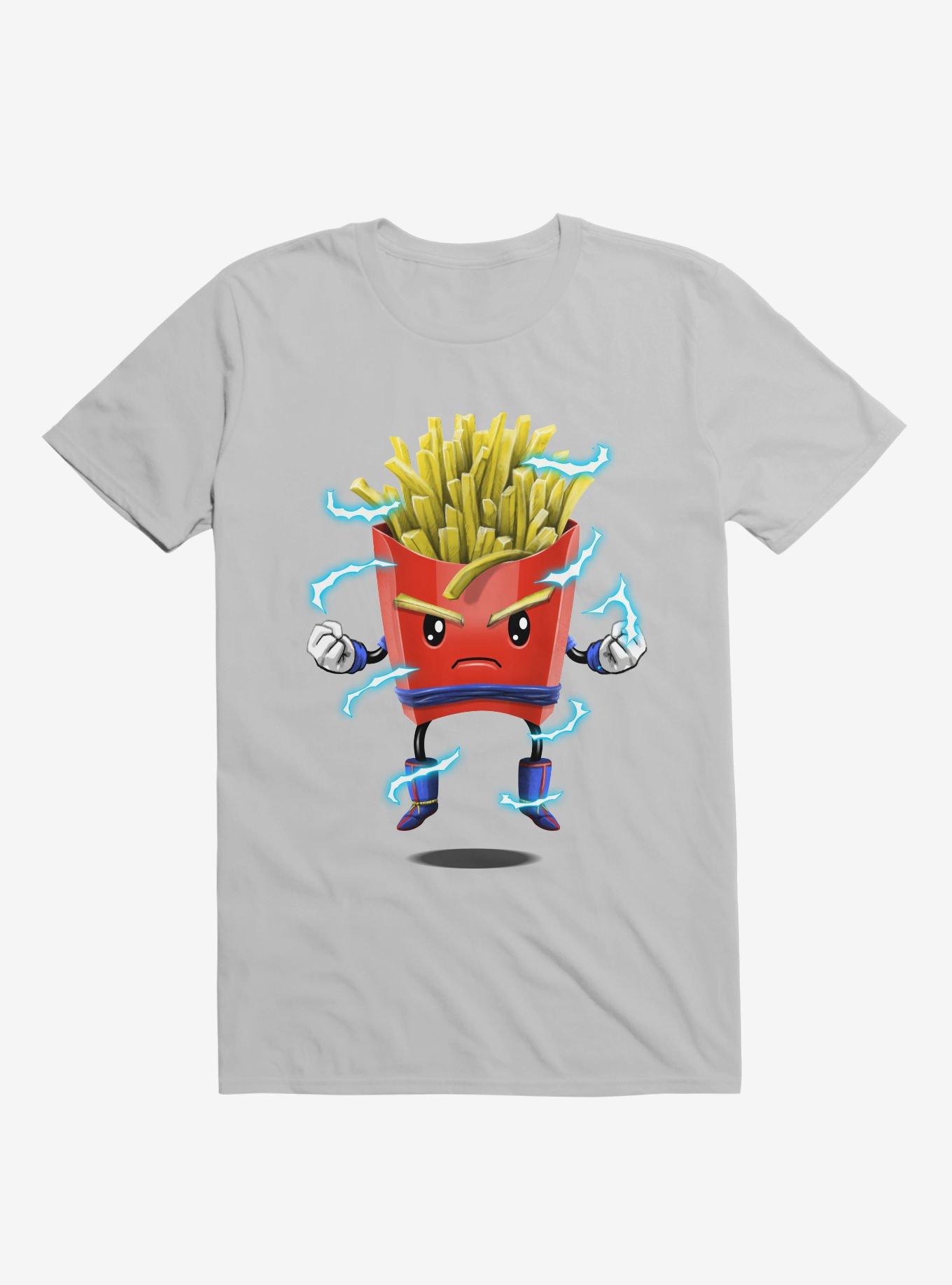 Saiyan Fries Ice Grey T-Shirt