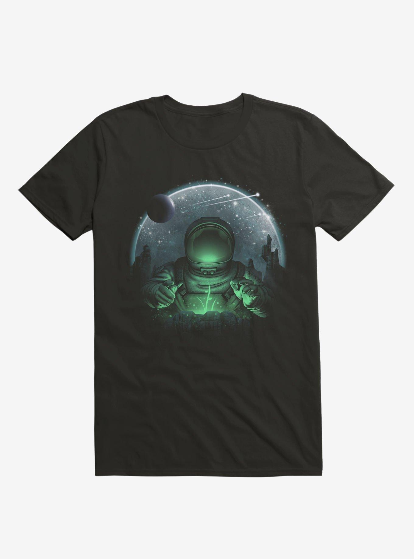 Sign Of Life Space Black T-Shirt, , hi-res