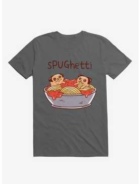 Spughetti Spaghetti Pugs Charcoal Grey T-Shirt, , hi-res
