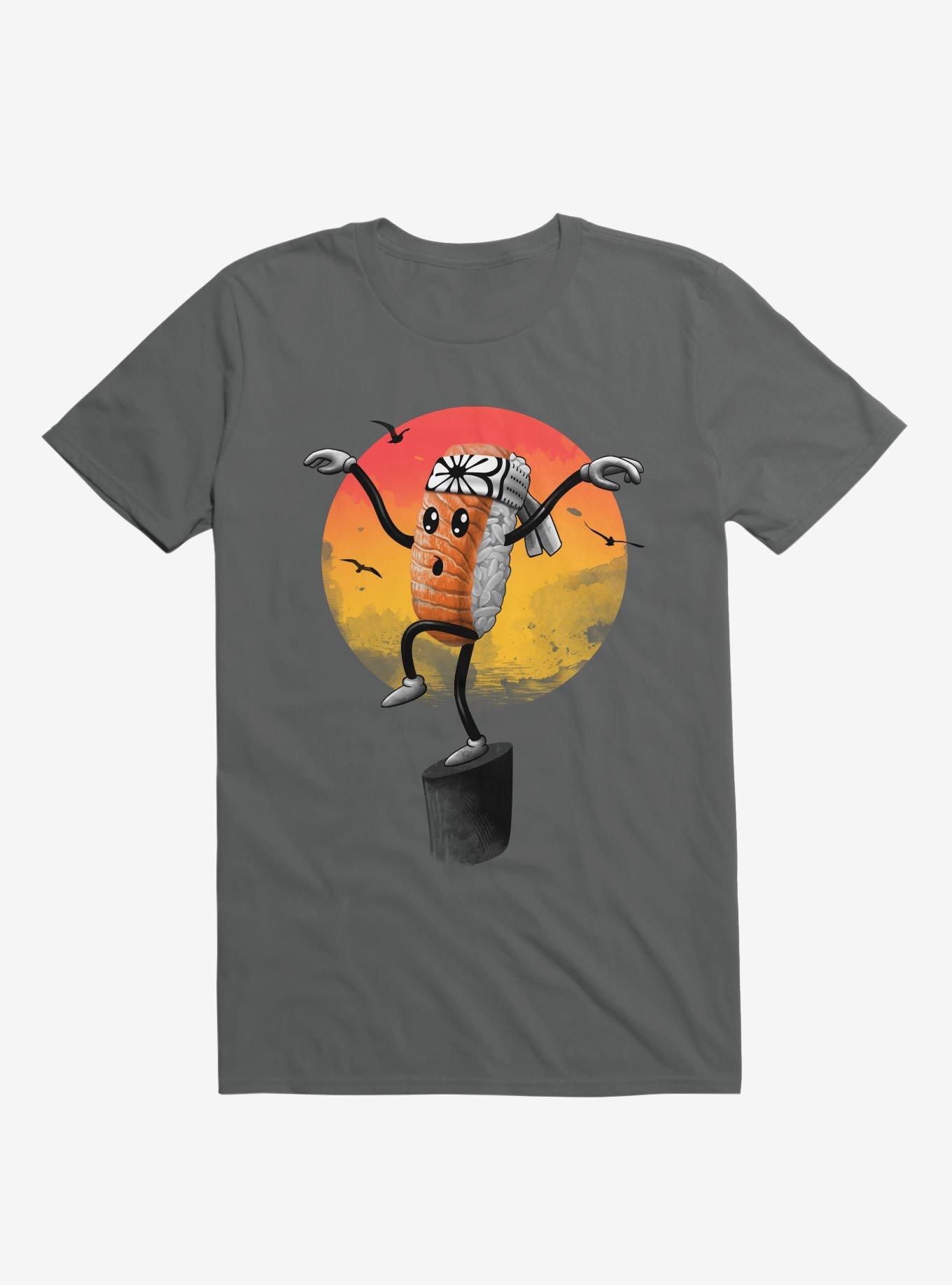 Sushi Style Charcoal Grey T-Shirt, , hi-res