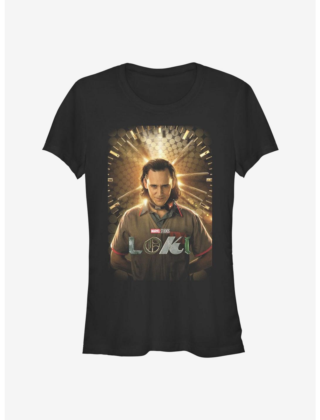 Marvel Loki Poster Girls T-Shirt, BLACK, hi-res