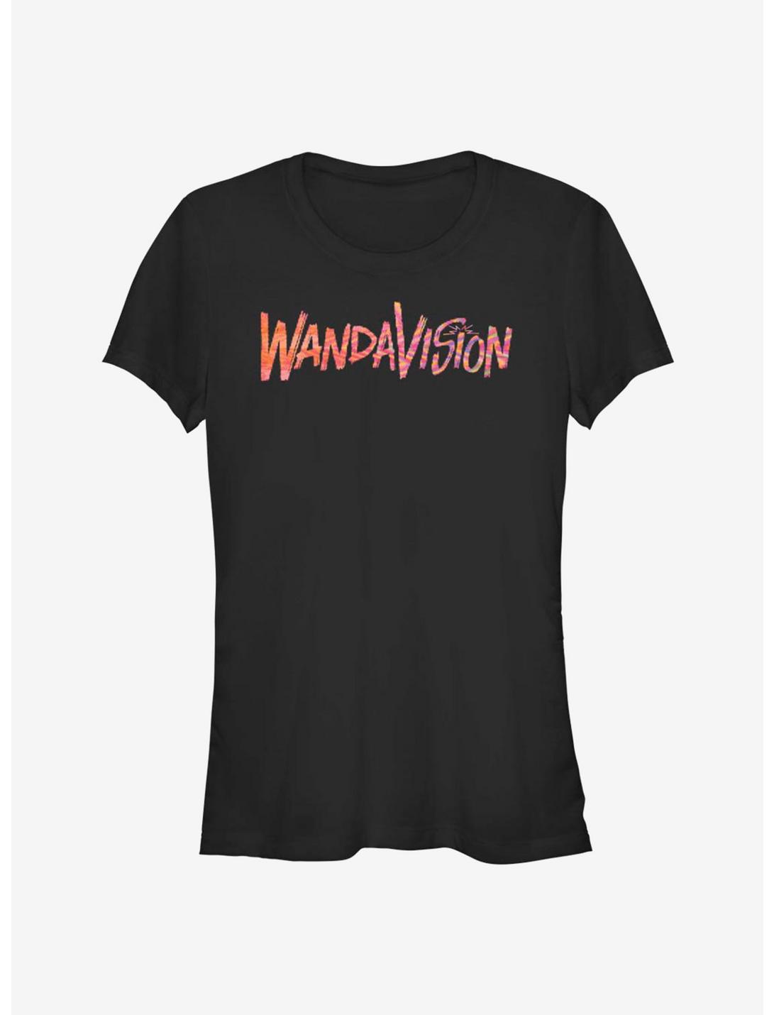 Marvel WandaVIsion Logo Girls T-Shirt, BLACK, hi-res