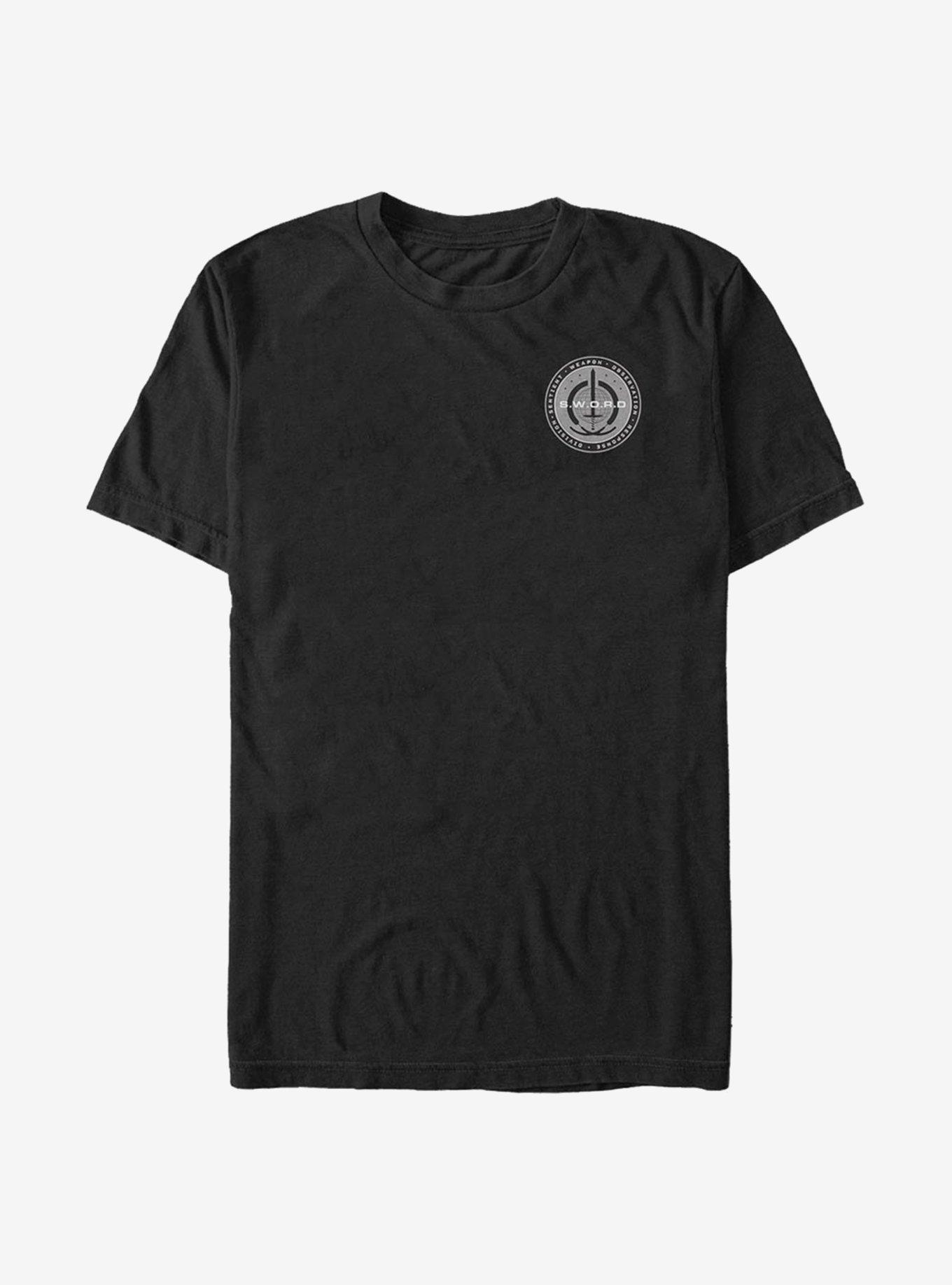 Marvel WandaVision S.W.O.R.D Logo T-Shirt, BLACK, hi-res