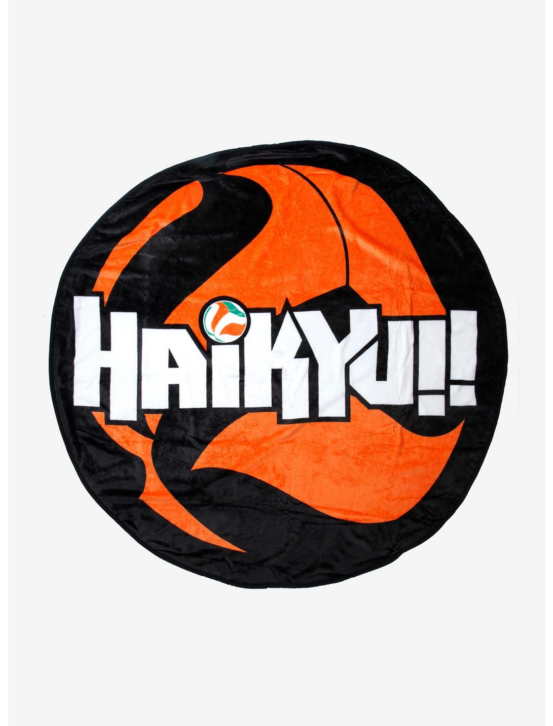 Haikyu!! Volleyball Round Throw Blanket, , hi-res