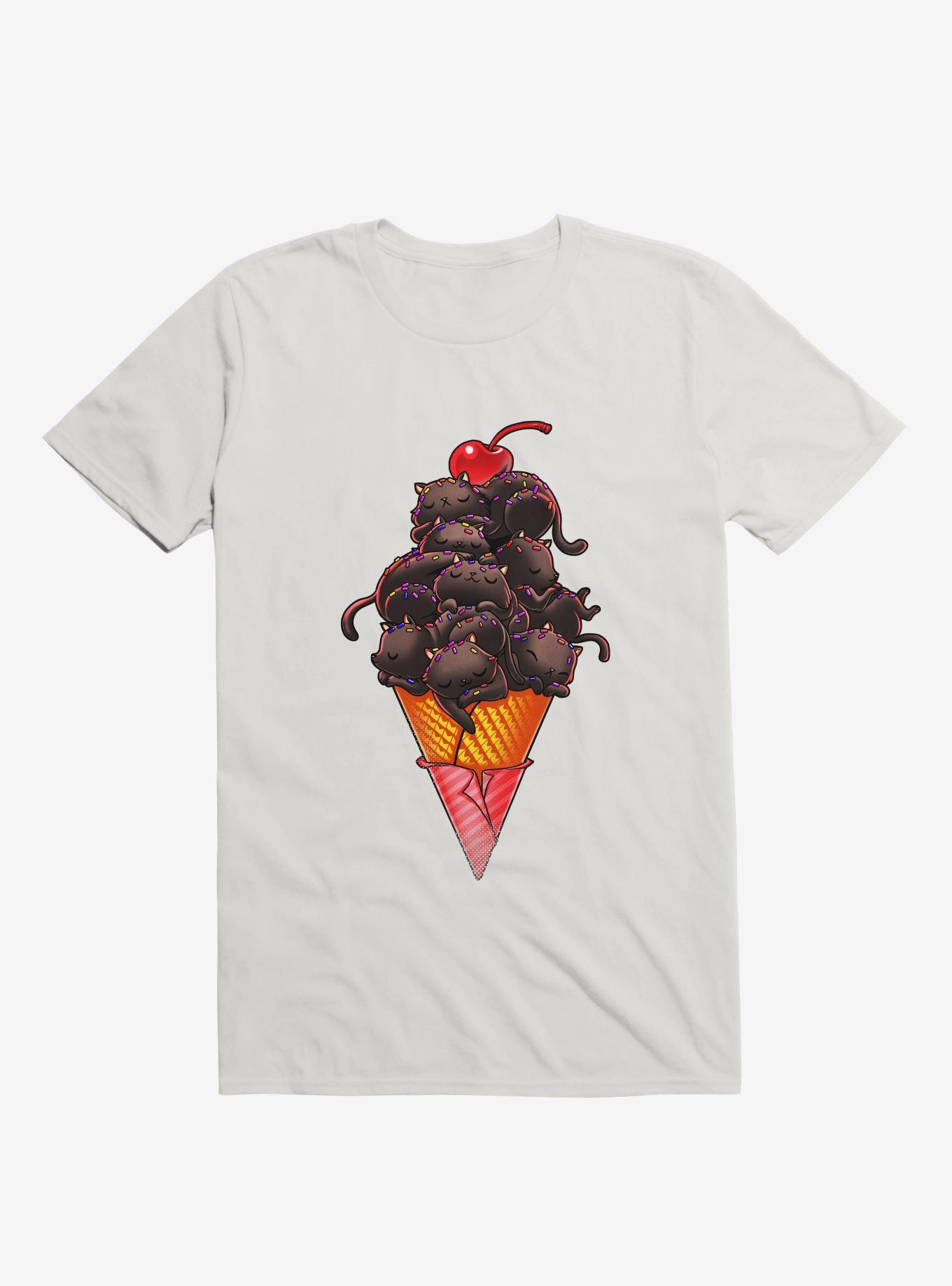 Cat Ice Cream T-Shirt, , hi-res