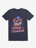 Cute But Overthinker T-Shirt, NAVY, hi-res