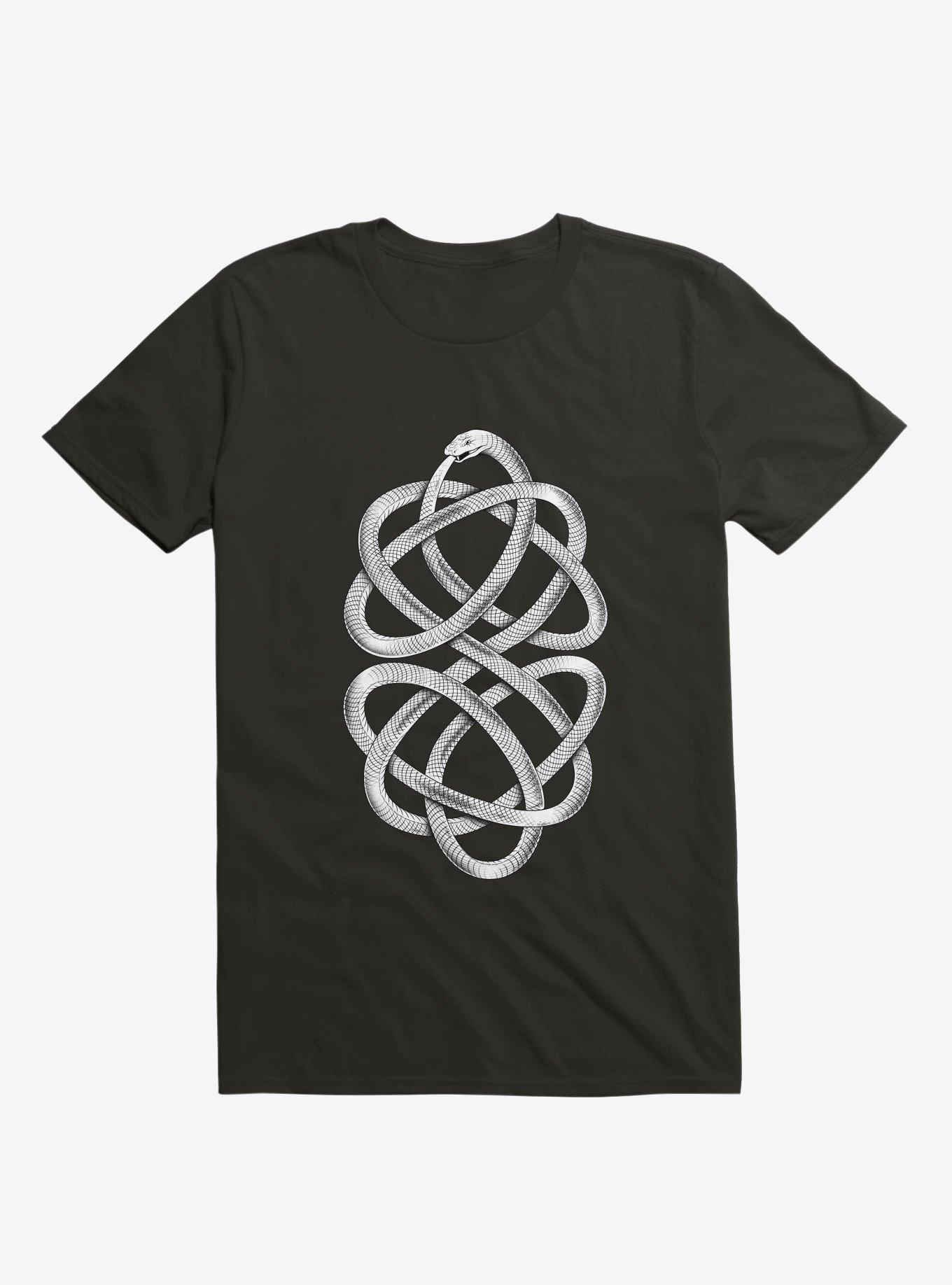 Ouroboros T-Shirt, BLACK, hi-res