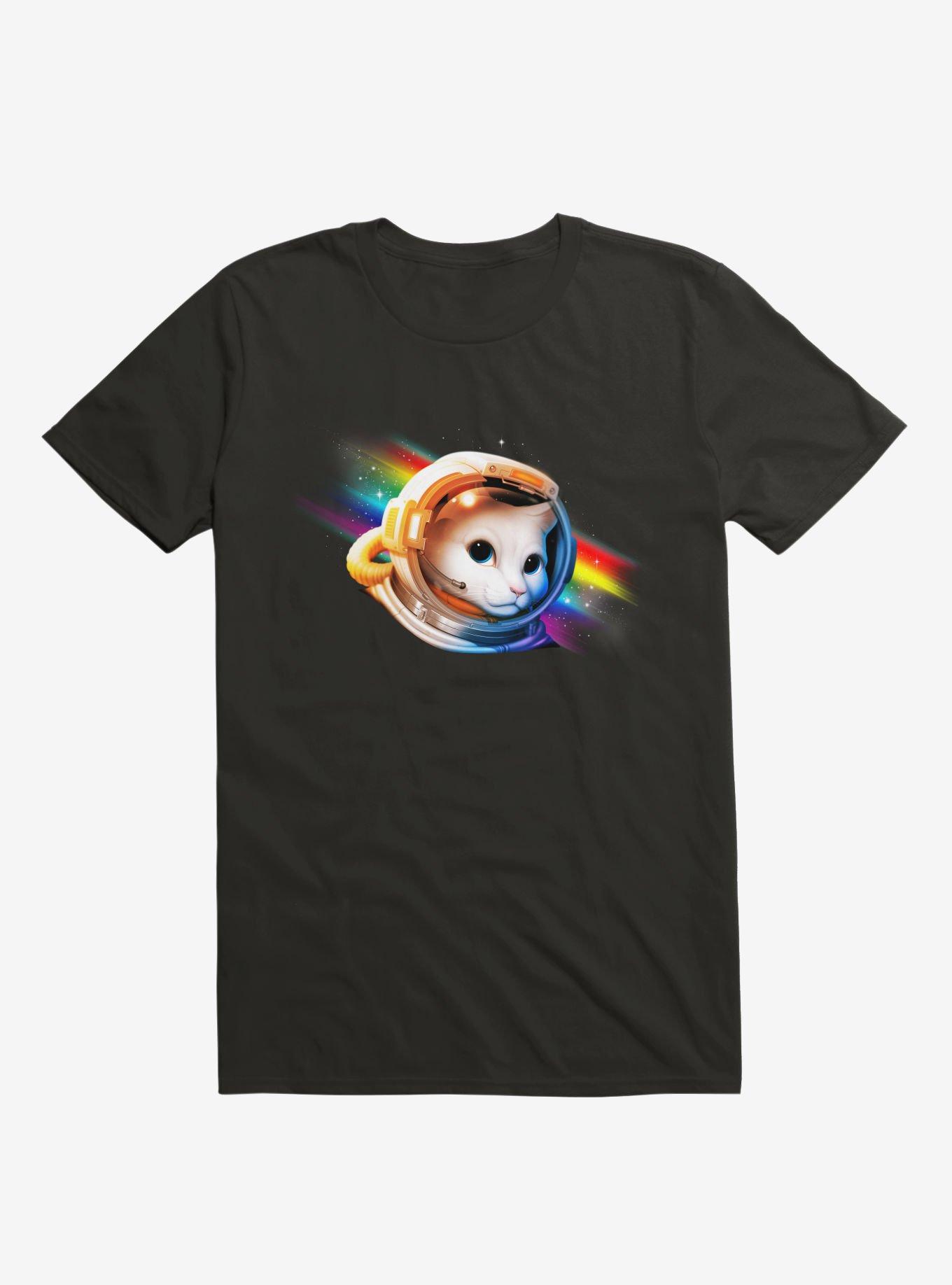 Astronaut Cat T-Shirt, , hi-res