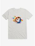 Astronaut Cat T-Shirt, WHITE, hi-res