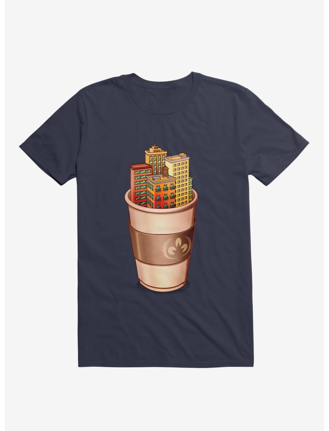 Coffee City T-Shirt, NAVY, hi-res