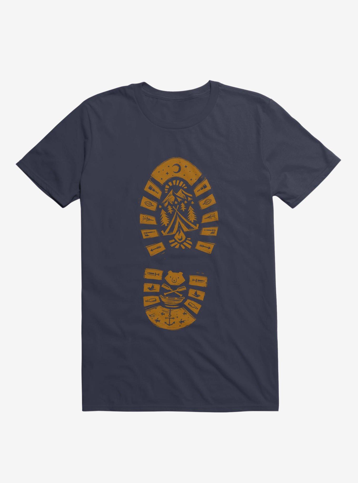 I Love Camping Boot Stamp T-Shirt, , hi-res
