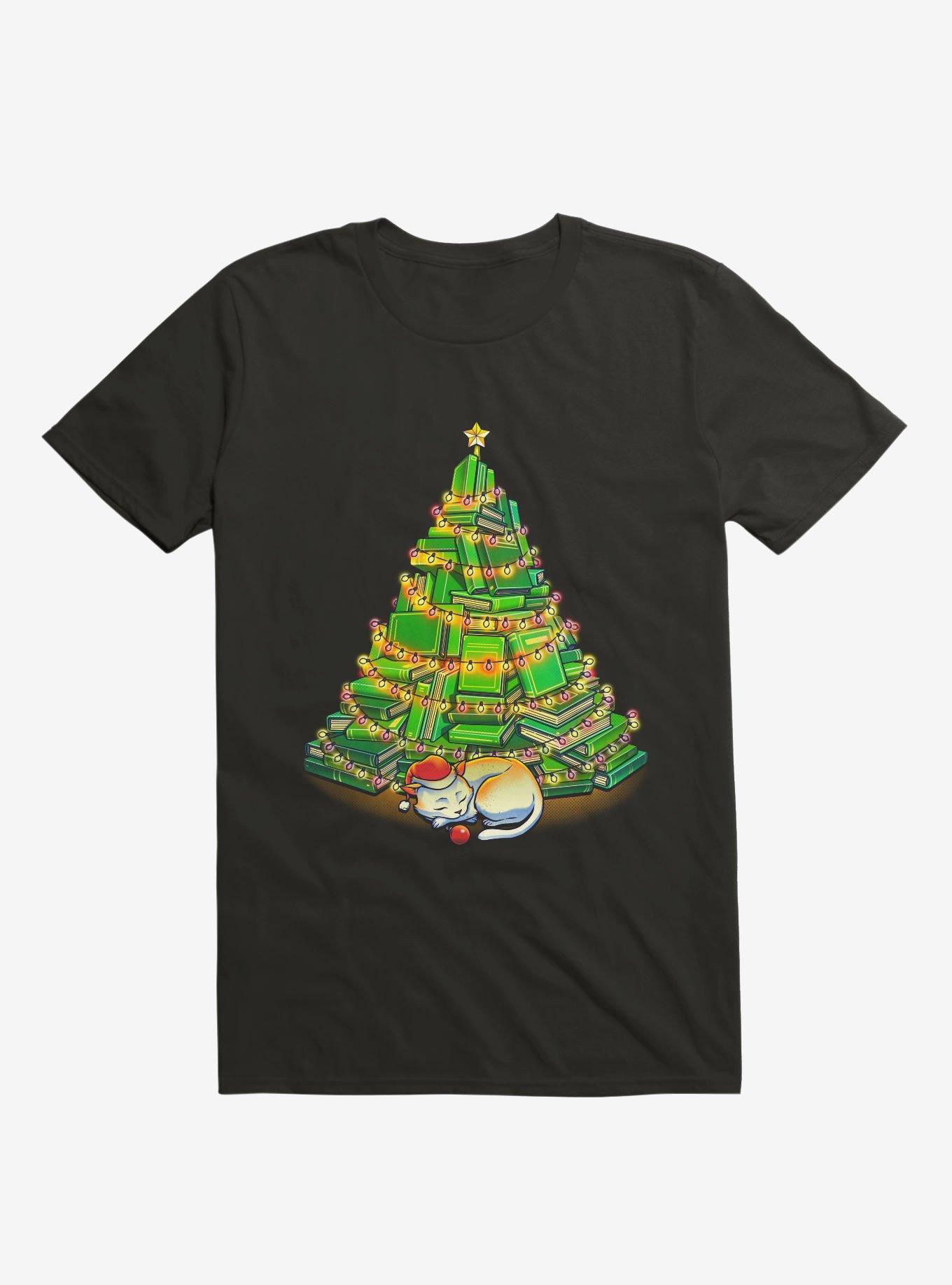 My Favorite Xmas Tree T-Shirt, BLACK, hi-res