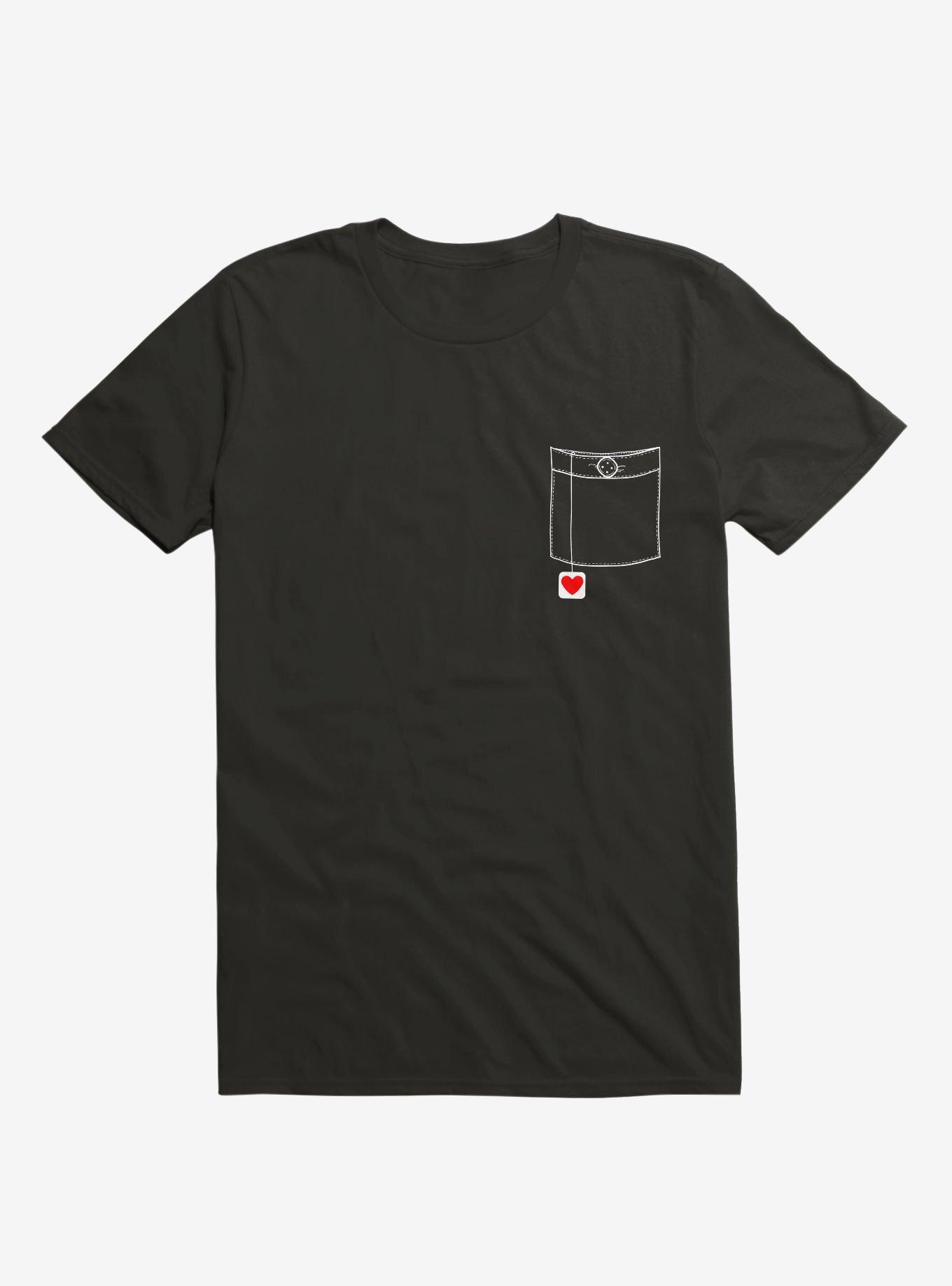 Pocket Full Of Love T-Shirt, BLACK, hi-res